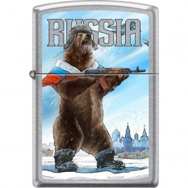 Зажигалка ZIPPO 207 RUSSIAN BEAR Зажигалка ZIPPO 207 RUSSIAN BEAR