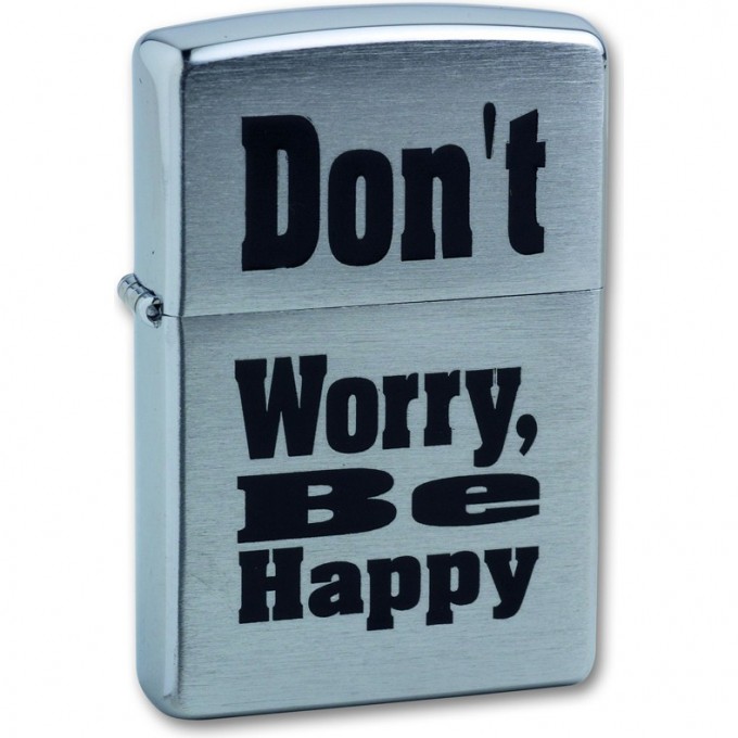 Зажигалка ZIPPO DON`T WORRY 200 Don t worry