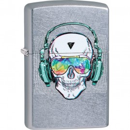Зажигалка ZIPPO SKULL HEADPHONE 29855 Зажигалка ZIPPO SKULL HEADPHONE 29855