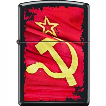 Зажигалка ZIPPO 218 SOVIET FLAG SICKLE Зажигалка ZIPPO 218 SOVIET FLAG SICKLE