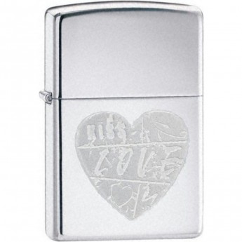 Зажигалка ZIPPO FOR THE LOVE OF CHROME 24198 Зажигалка ZIPPO FOR THE LOVE OF CHROME 24198